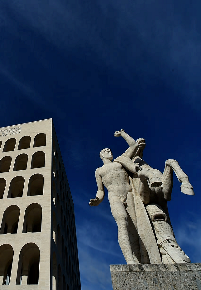 Palazzo della Civiltà Italiana, Rome 1943.