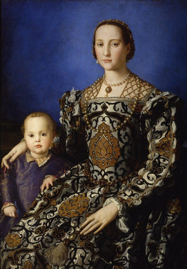 10 Bronzino Eleonora van Toledo met zoon Uffizi 1545