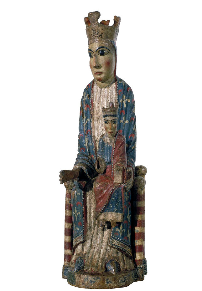 2 Marie met Kind Cataluny 13de eeuw-x